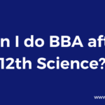 Can i do BBA after 12th Science?
